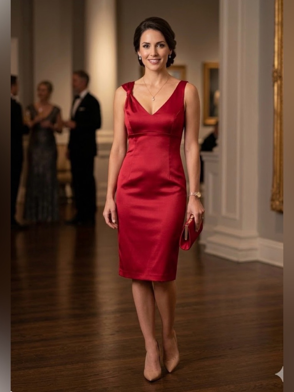 Calvin Klein Red Evening Dress size 12